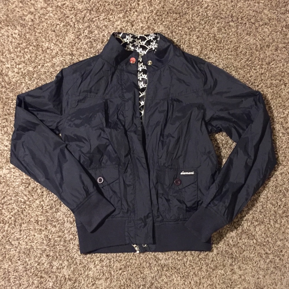 Navy Element windbreaker